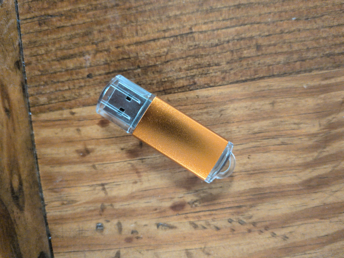 32gb Orange USB 2.0 Flash Drive File Storage Drive Thumb Drive Secure Storage