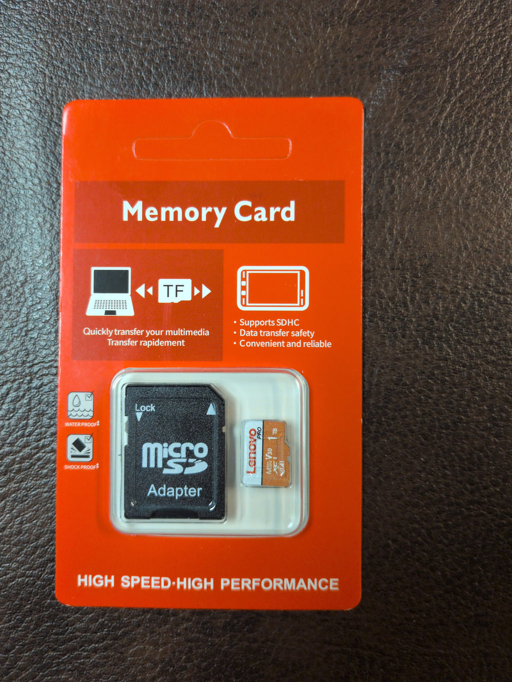 Lenovo Orange 1TB MicroSD SDXC Card (New)