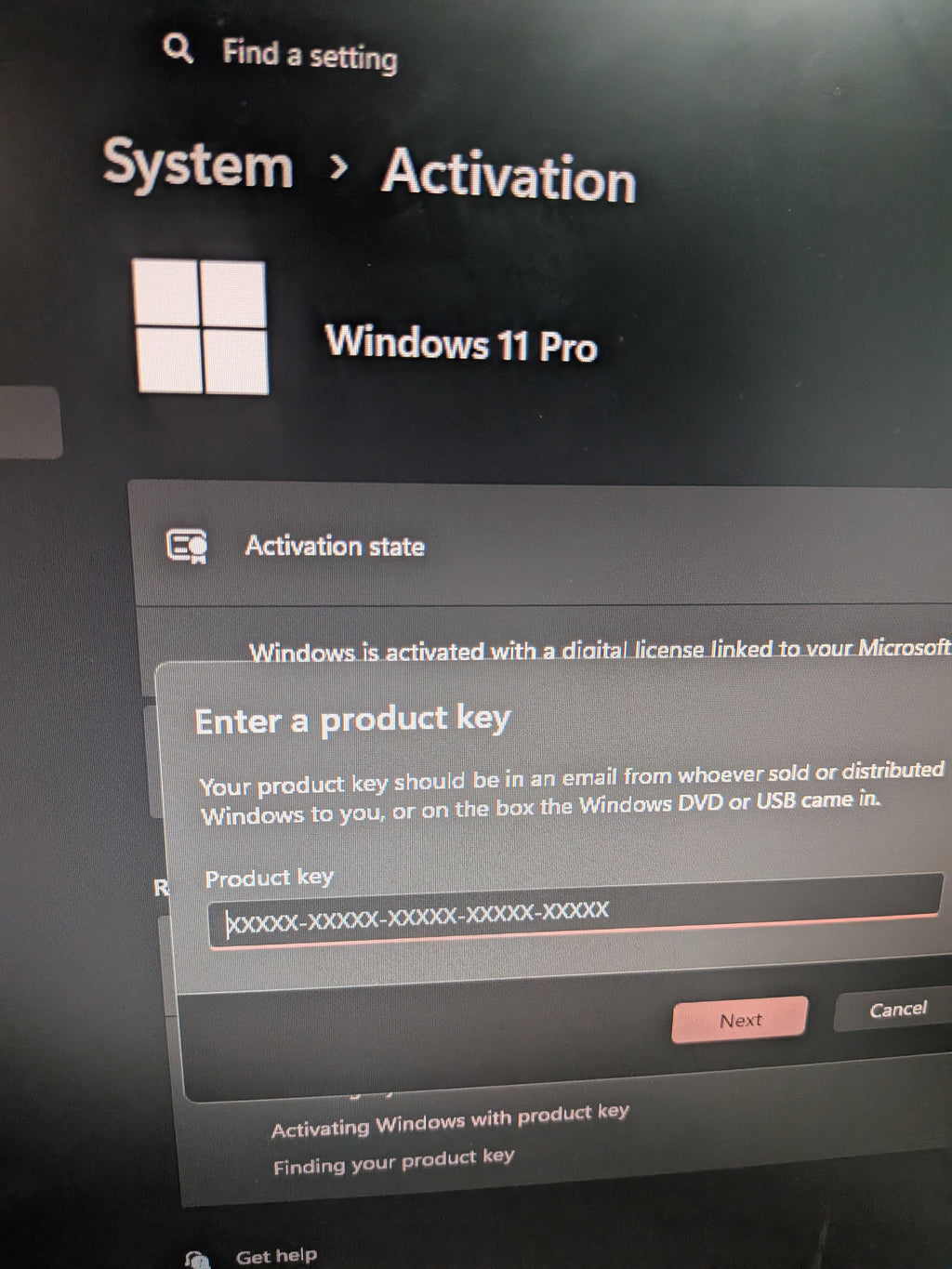 Windows 11 Pro Product Key | a Serial Code for Activation to Add New Features & to Upgrade & Activate to a Windows 11 Pro PC l add New Features: Hyper-V Virtual Machine Platform, Windows Subsystem for Linux and Bitlocker Sent via Email Immediately Receive