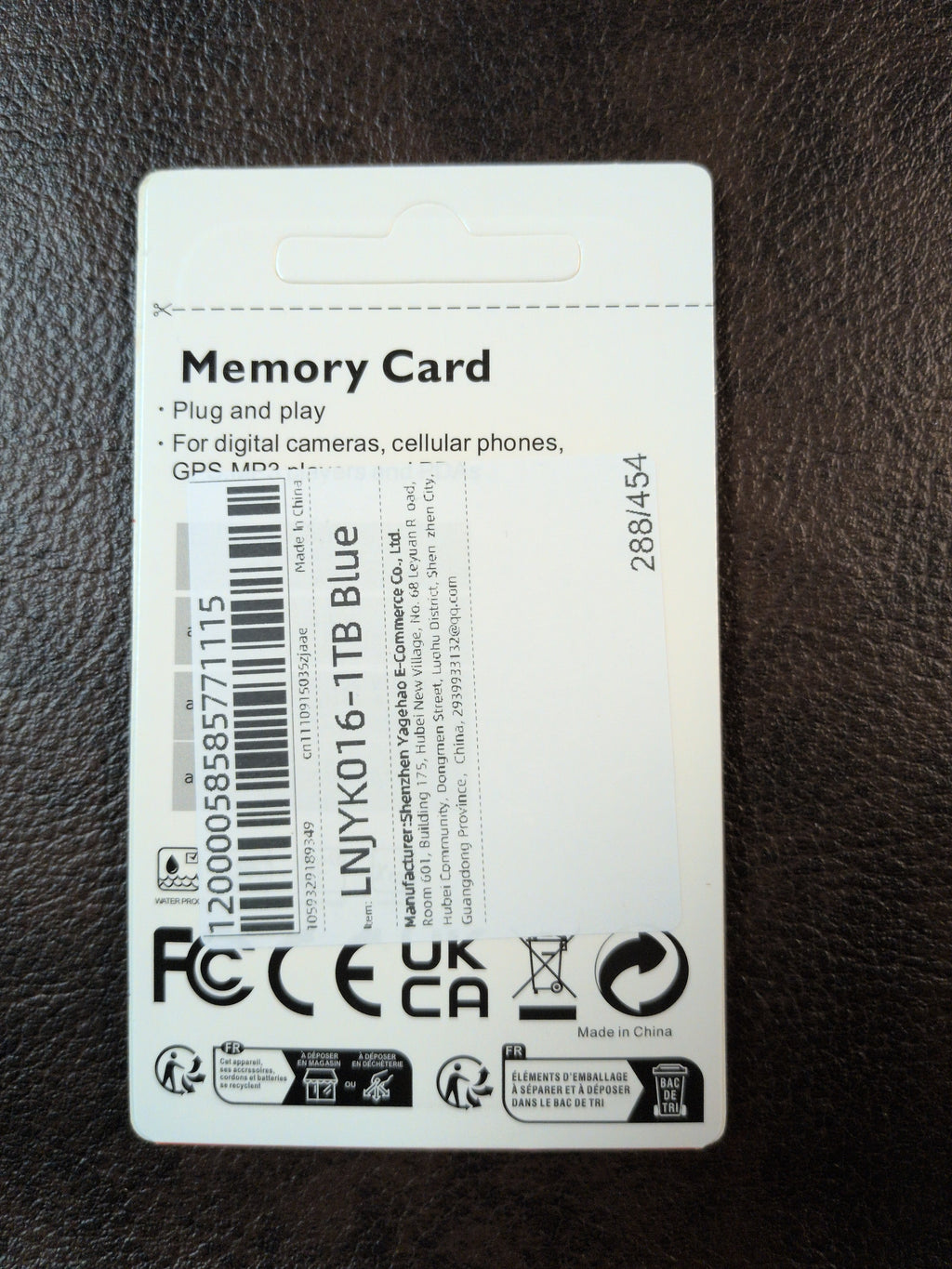 Lenovo Blue MicroSDXC 1TB Card
