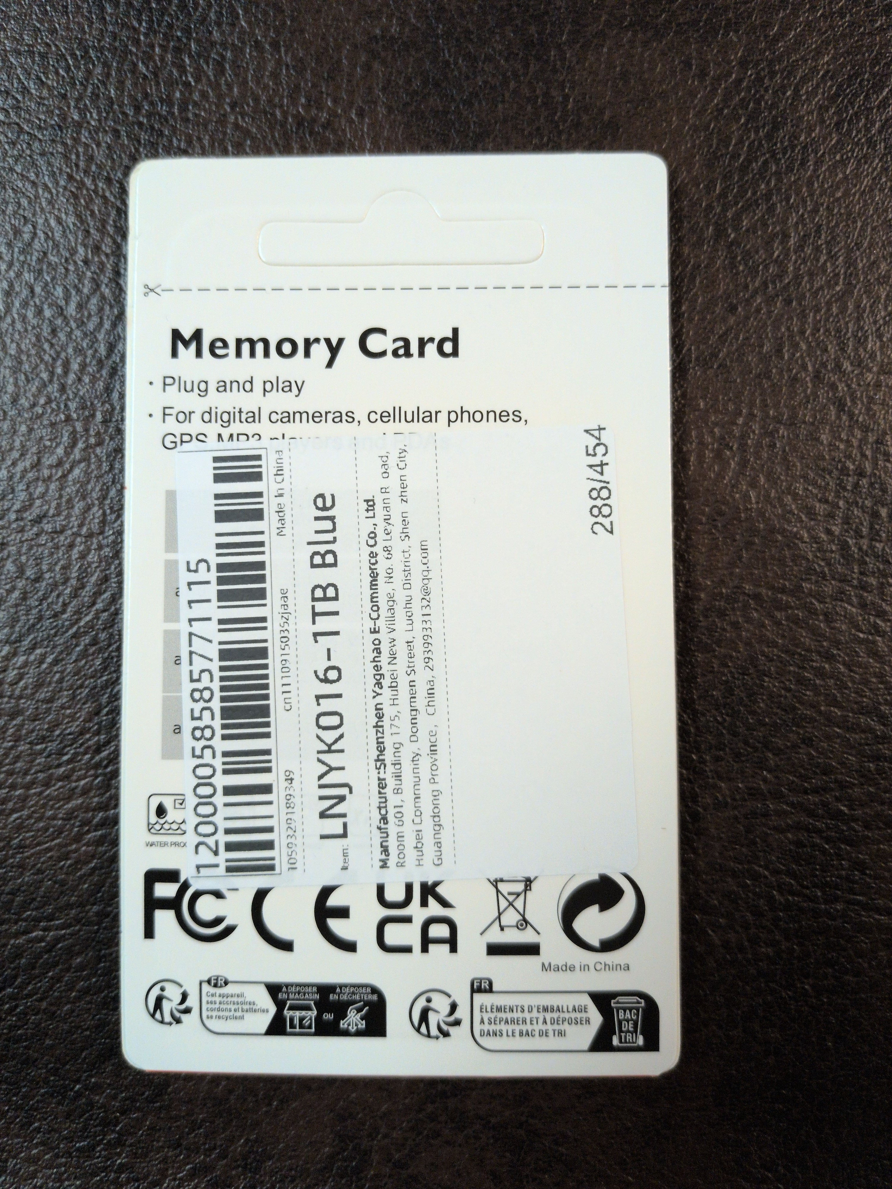 Lenovo Blue MicroSDXC 1TB Card