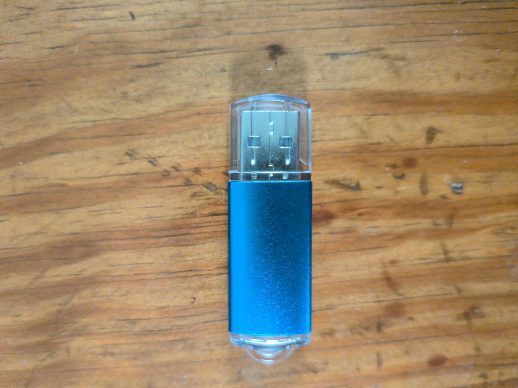 Blue 32gb USB Flash Drive